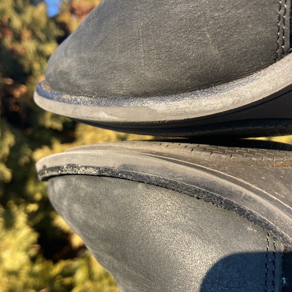 Sperry Top Sider Black Leather Ankle Heeled Booties Women’s Size 8 - Picture 9 of 15